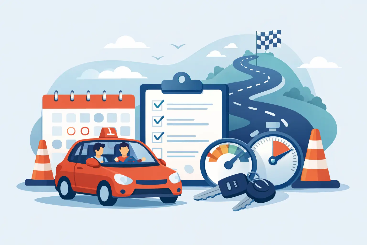 You are currently viewing How Many Driving Lessons Needed to Pass?