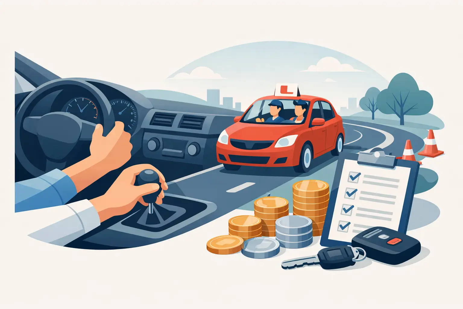 You are currently viewing How Much Do Manual Driving Lessons Cost?